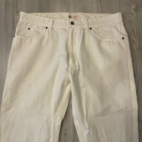 J. Crew Straight Leg White Men’s Pant - Picture 3 of 7